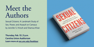 Meet the Authors of Sexual Citizens, Thursday, February 13 at 3 p.m.
