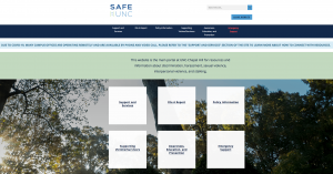 Safe at UNC homepage